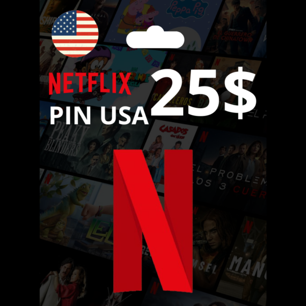 GIFT CARD NETFLIX USA 25$